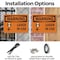 Signmission Radiation & Laser Sign, 7 in H x 10 in W, Plastic, Rectangle OS-2PACK-WS-P-710-L-12231 - alternate 2